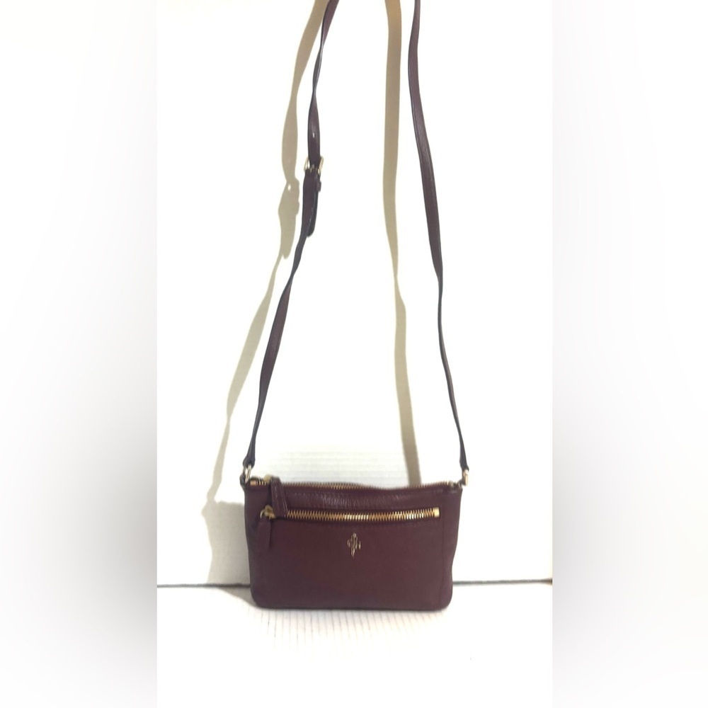 Cole haanElegant Brown Leather Crossbody Bag